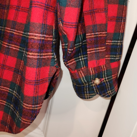Vintage Pendleton Wool 1960's-Early 1970's Authentic Mac Lean Tartan Shirt Large - Picture 9 of 12